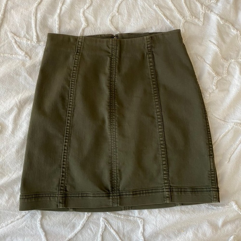 We the Free Denim Modern Femme Mini Skirt, 4